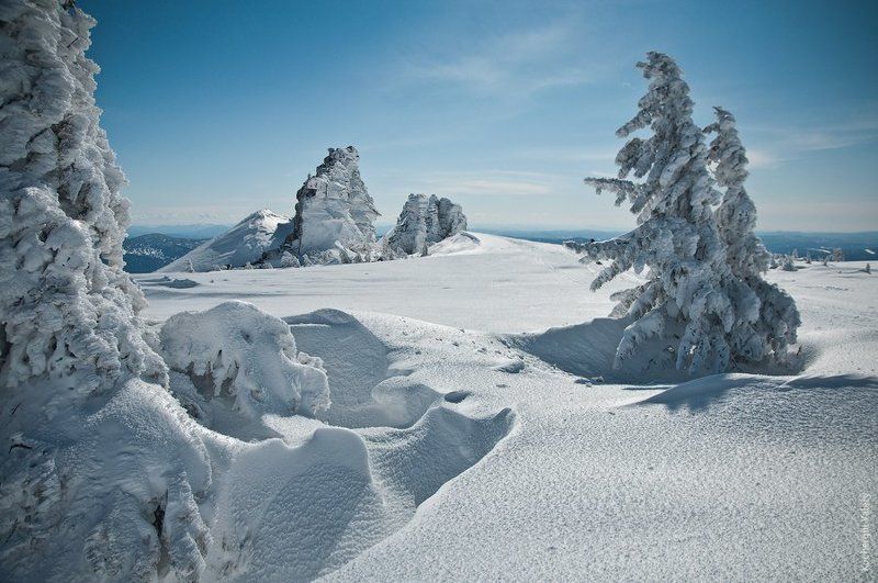 зима, шерегеш, мороз, елки, сибирь, холодно, горы, сноуборд Шерегеш. Горная Шорияphoto preview