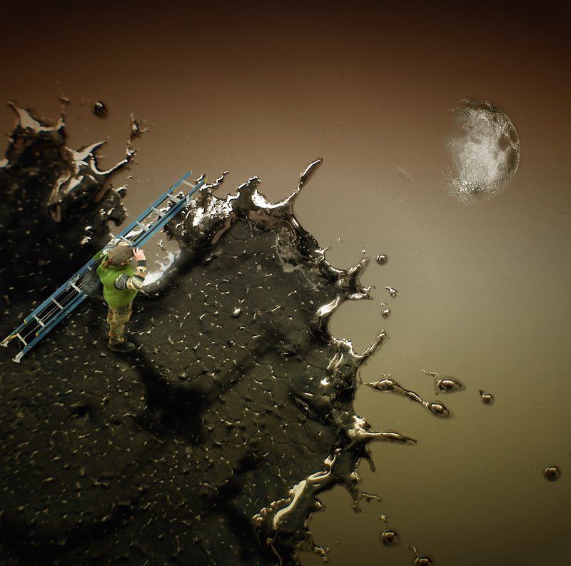 луна,макро,лесница,я,коллаж photo preview