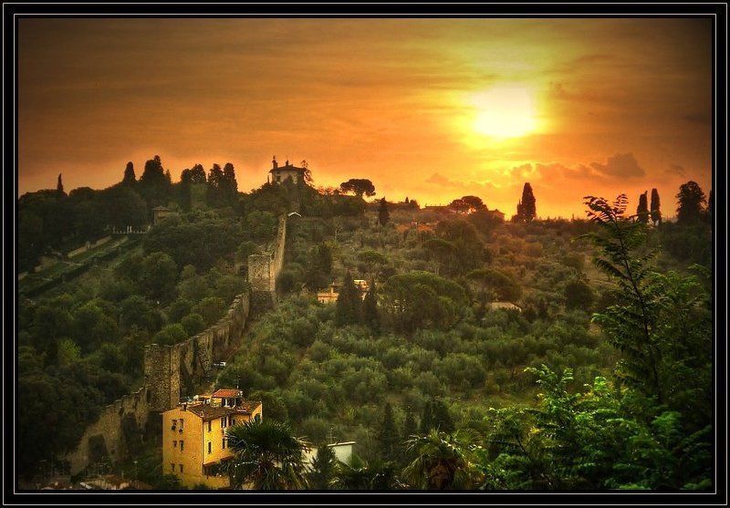 тоскана, италия Итальянские закатыphoto preview