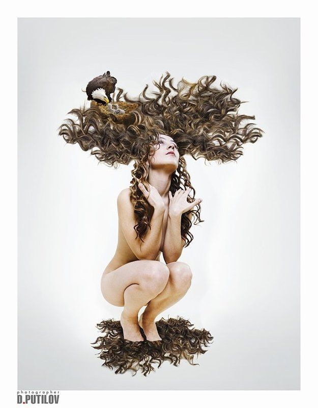 путилов, креатив, девушка, секс, смысл, идея Девушка-деревоphoto preview