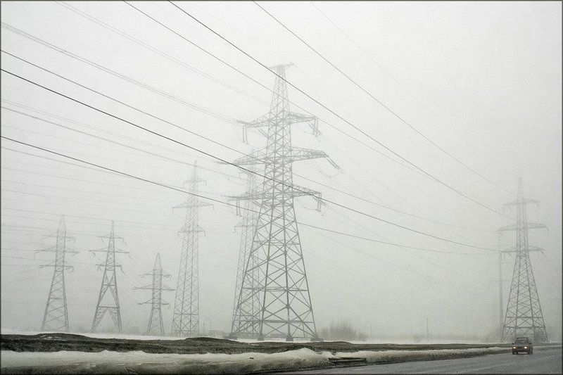 город, весна, туман *******photo preview