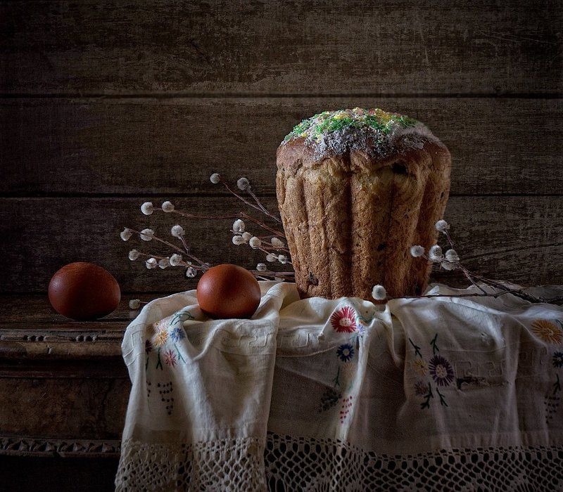 кулич, пасха, верба куличphoto preview