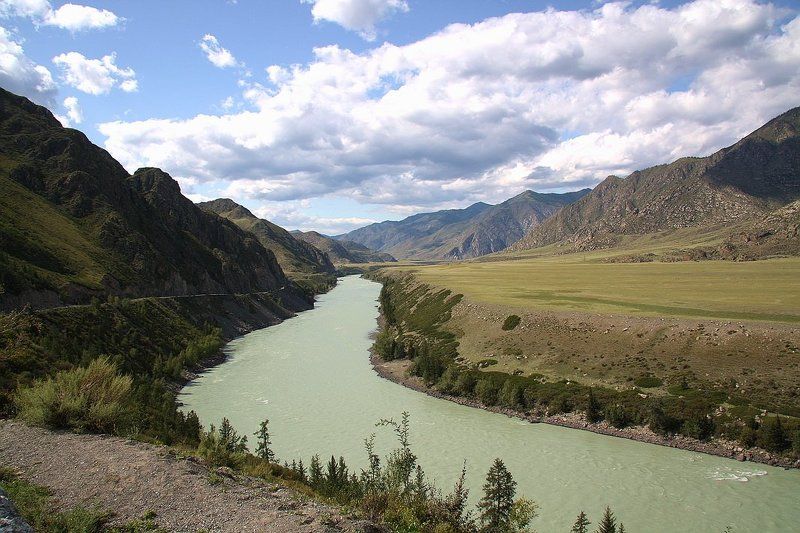 алтай,катунь,горы Катунь.photo preview