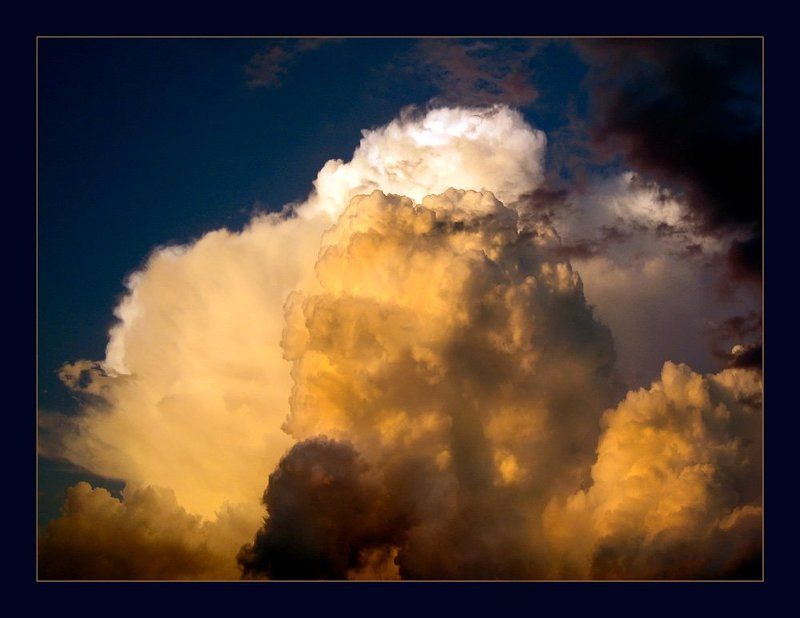 облака, небо Вечерние облакаphoto preview