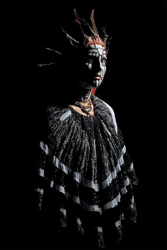 фейс-арт, индеец Про бледнолицых сквоphoto preview