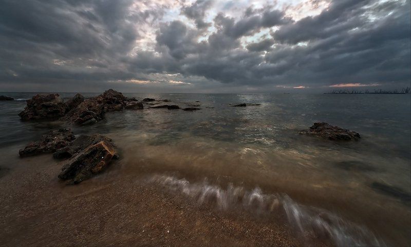 бердянск,море,залив,апрель,вечер Апрельским вечером в заливеphoto preview