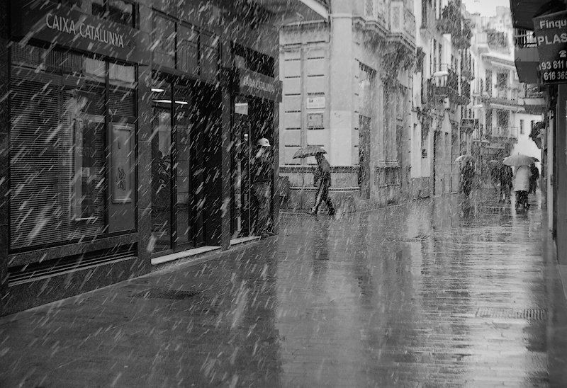 снег, 8 марта, В Барселоне зима...photo preview