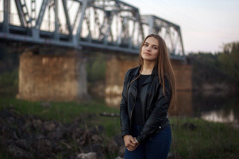 красота, красиво, весна, мост, тверская область, волга, вода, девушка, май P3photo preview