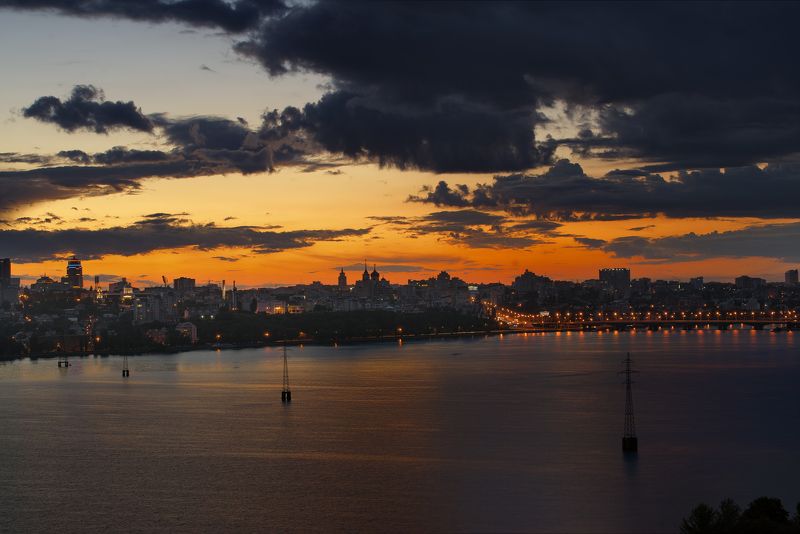 Воронеж, закат,город,пейзаж,2016 Июльский закат в Воронежеphoto preview