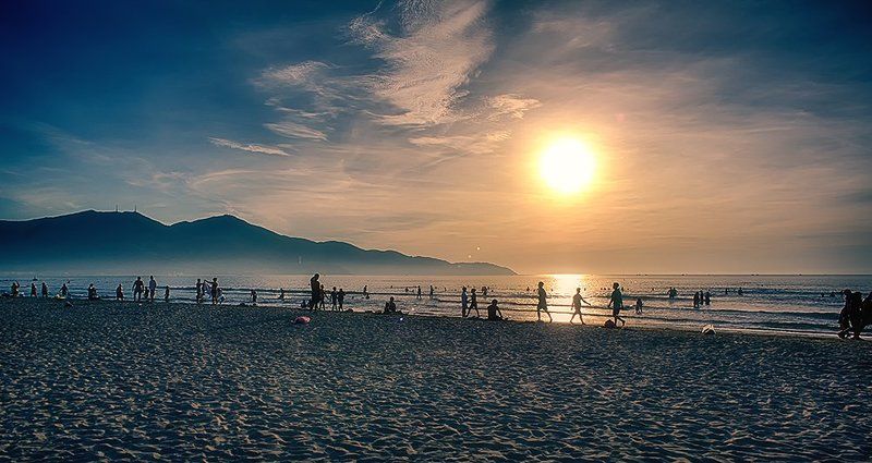 Sunrise, City Beach, Danang, Vietnam Wonderful Danangphoto preview