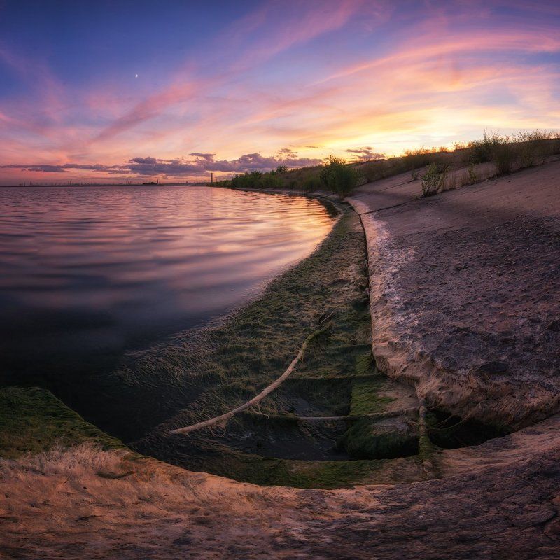 Волжский, ГЭС, Закат, Маяк На пути к маякуphoto preview