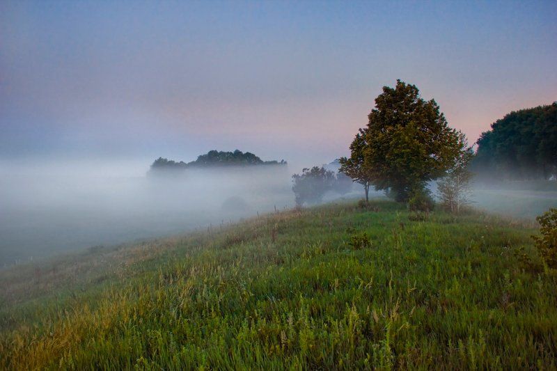 Туман, туманище... дорогой стелется..photo preview