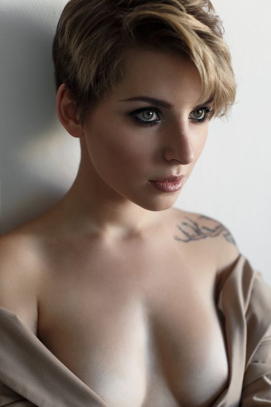 portrait, beauty, girl, jacket, портрет, девушка Викаphoto preview