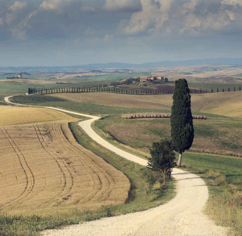 tuscany, landscape The roadphoto preview