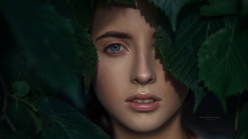 девушка, портрет, глаза, взгляд Оляphoto preview