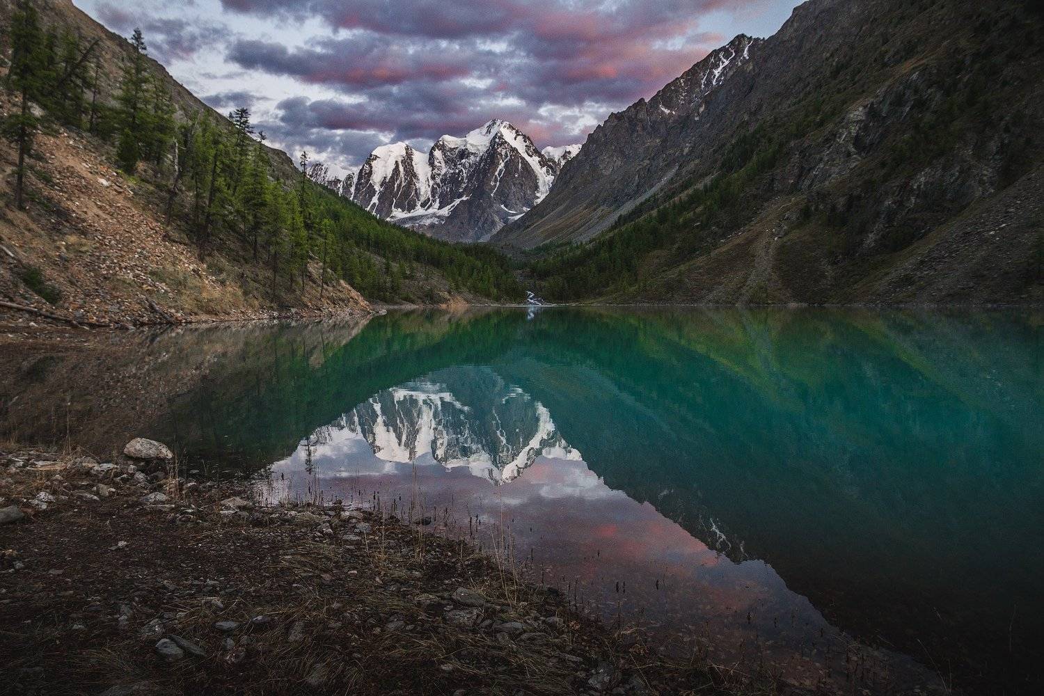 Алтайская сказка. Автор: Слащилина Нина Алтай,Шавлинское озеро,вечер, лето,Россия, Слащилина Нина
