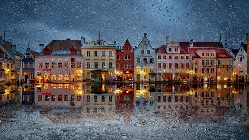 estonia, tallinn, capital city, city, city life, cityscape, europe, famous place, international landmark, long exposure, night, night light, night photography, tourist attraction, travel, travel destination, travel and tourism, unesco, unesco world herita Prankphoto preview