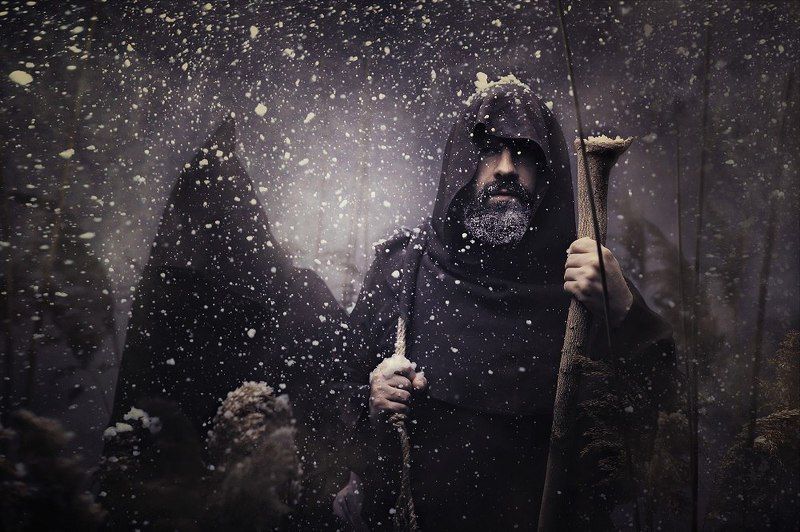 Жанровый портрет Монах с послушникомphoto preview