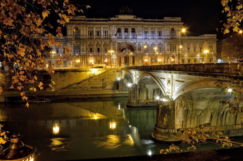 город, рим, италия, ночной город, пейзаж Ночной Рим.photo preview