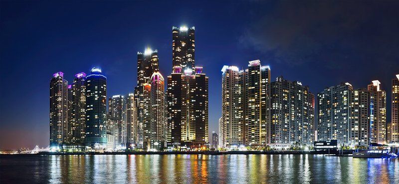cityscape, panorama, pnorama, south korea Marine City in Busan (South Korea)photo preview