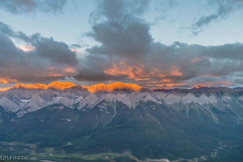canada, alberta, kananaskis, canmore, rockies, mountains, sunrise Горный рассветphoto preview
