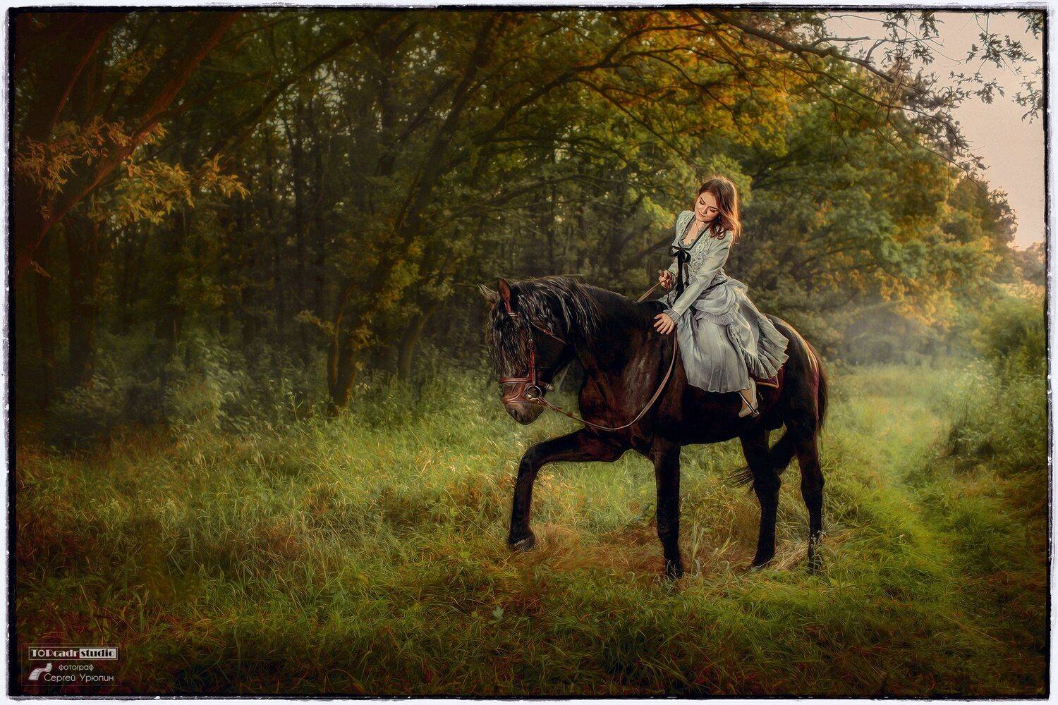 Конная прогулка. Автор: Сергей Урюпин , Сергей Урюпин