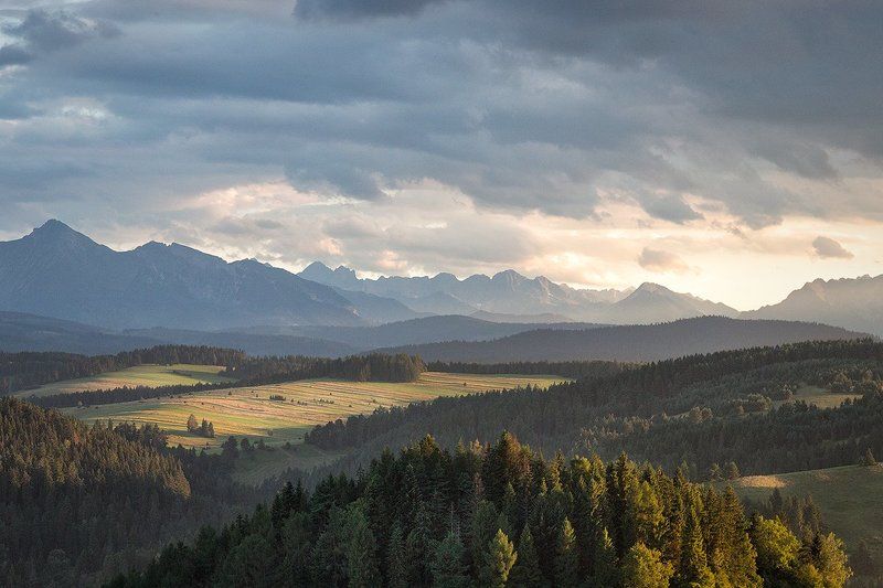 Высокие, Низкие, Пейзаж, Польша, Словакия, Татры Вид на Татрыphoto preview