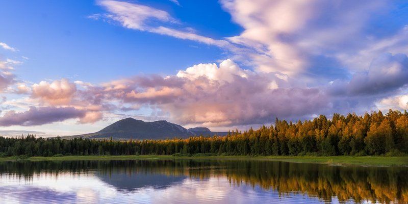 Южный Урал, Таганай Закат с видом на Таганайphoto preview