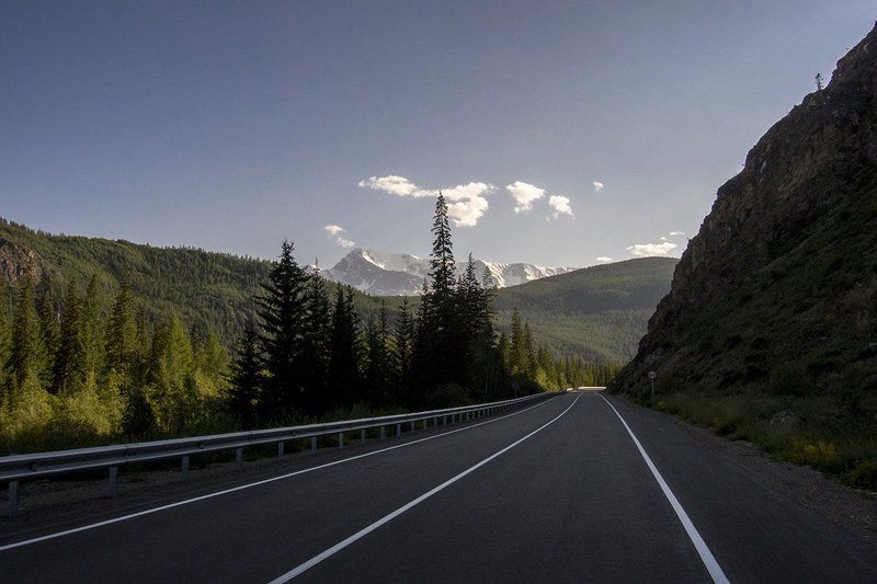 Алтай, Горный пейзаж, Дорога, Облака, Пейзаж Чуйский трактphoto preview