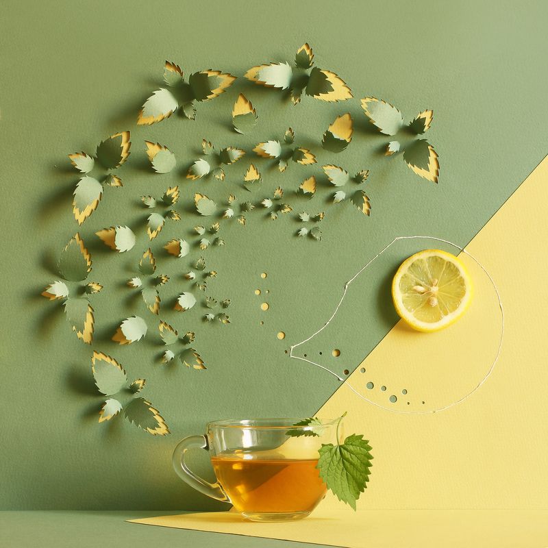 Чай с мятой и лимономphoto preview