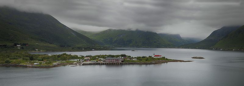 Norway church, Panorama churchphoto preview