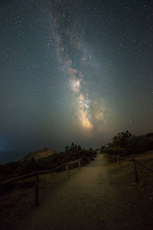 Milky way, Night, Nikon d 800, Prugov superstar, Stars Два путиphoto preview