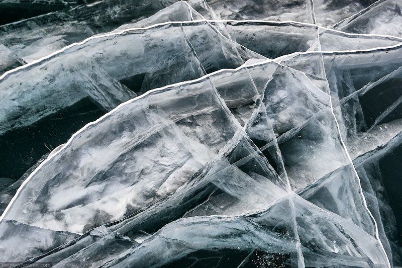 Байкал, зима, лёд Микрокосмос Байкалаphoto preview