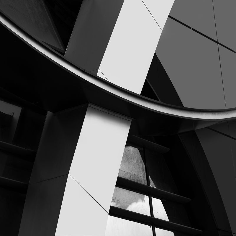 Architecture, Black, Black & white, Black and white, Building, Архитектура, Геометрия, Здание, Черно-белое, Черное ARCHITECTUREphoto preview