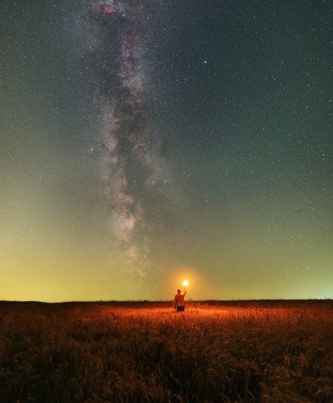 Млечный путь, Космос, подмосковье На встречу Млечному путиphoto preview