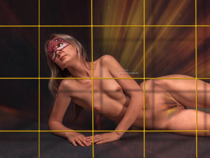 девушка, жар птица, золотая клетка, клетка, ню, обнажённое тело, павлин, эротика Жар птицаphoto preview