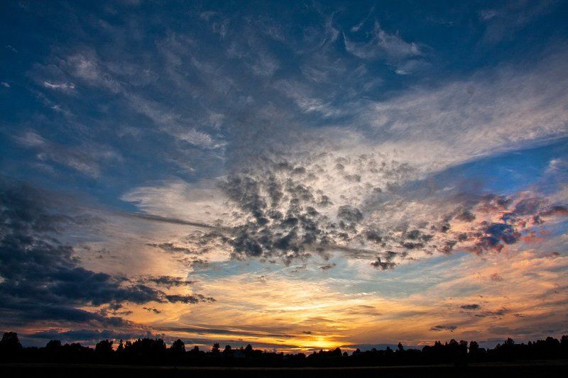 небо, облака, свет, закаты, рассветы, Волга Закаты, рассветы...photo preview