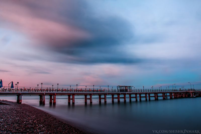 природа, пейзаж, море, рассвет, спокойствие Прохлада морского утраphoto preview