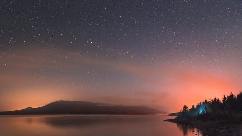 Южный Урал, Зюраткуль, АстроФото, Большая Медведица Медведи на Уралеphoto preview