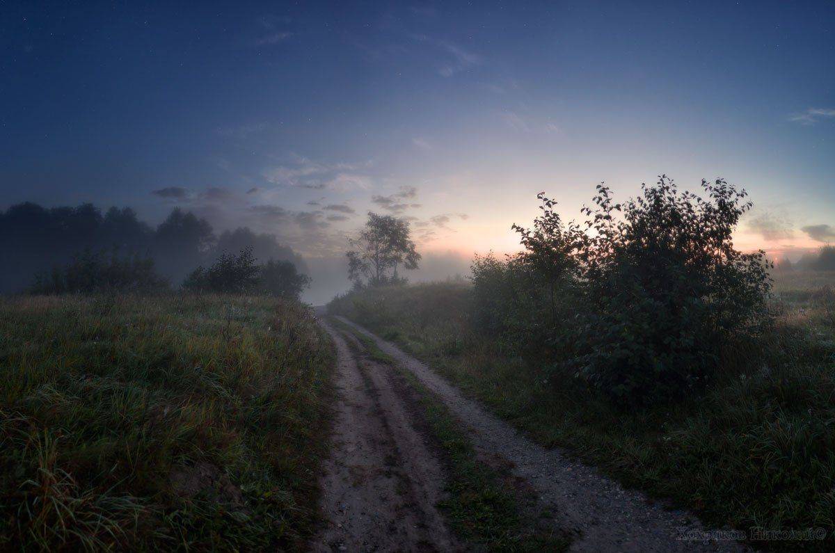 в туман неспешно погружаясь.... Автор: Хохряков Николай , Хохряков Николай