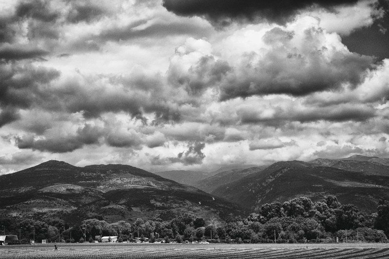 горы, небо, облака, свет, пейзаж ***photo preview