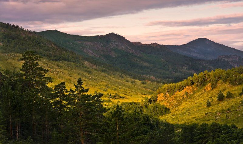 Баянаул, Горы, Рассвет Любуясь первыми лучами фото превью