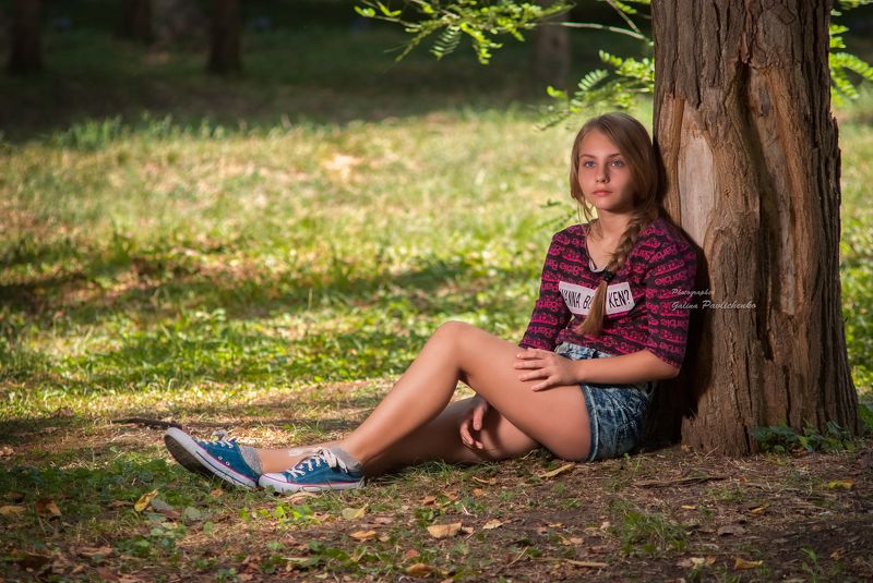девочка, подросток, природа Настяphoto preview