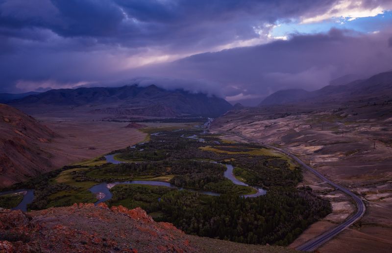 чуйский тракт, река чуя, горный алтай. Горный Алтай.photo preview