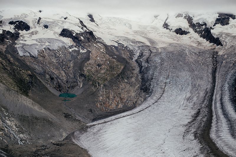 пейзаж, горы, ледник, озеро Не место для теплаphoto preview