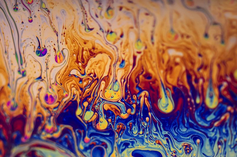 Soap film, abstract, close-up, closeup, colors, soap, colorful Soap filmphoto preview