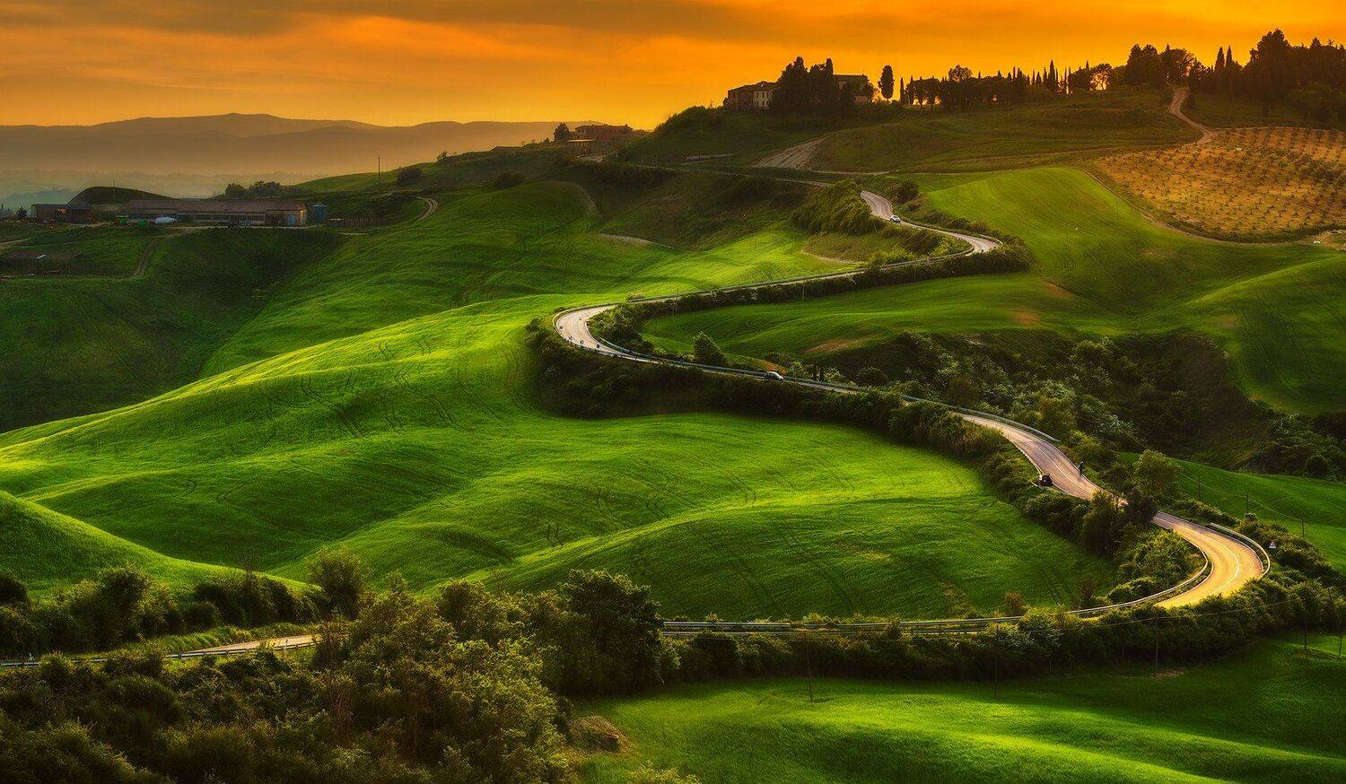 Tuscan roads II. Автор: Pawel Uchorczak , Pawel Uchorczak