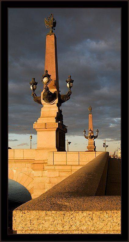 петербург, центр, троицкий мост, весна, апрель, вечер, Kirill Shapovalov