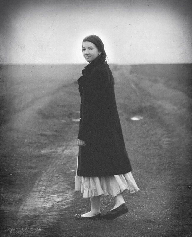 morning, girl, field never coming back...photo preview