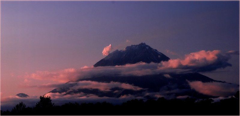 вулкан, корякский, камчатка \